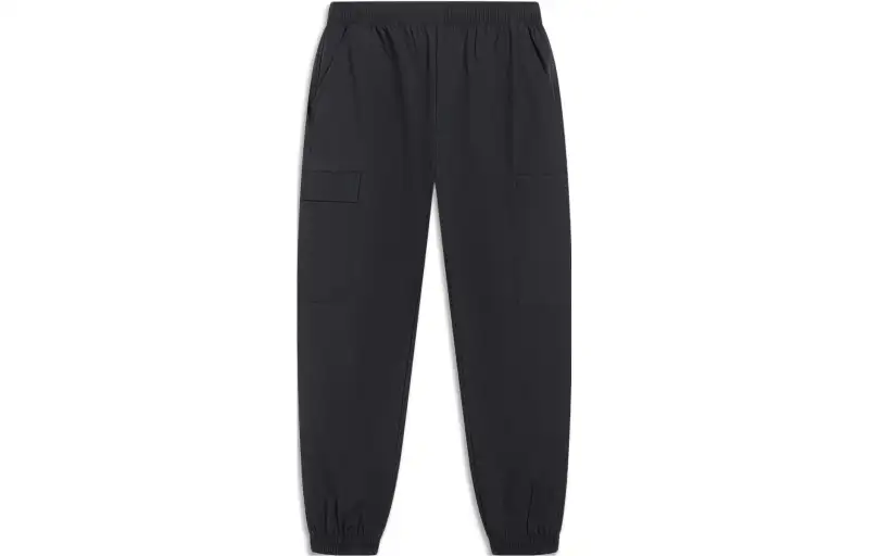 Li Ning Sports Lifestyle Collection China Culture Collection Knitted Sweatpants Men's Black