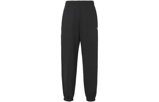 Adidas Logo Pants Solid Color Logo Label Thickened And Fleece Lined Elastic Cuff Loose Fit Knitted Sweatpants Unisex