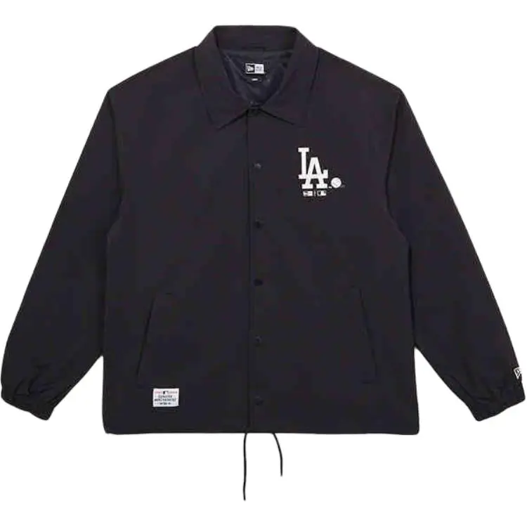 New Era Jackets Unisex Black Lapel Moderate Other