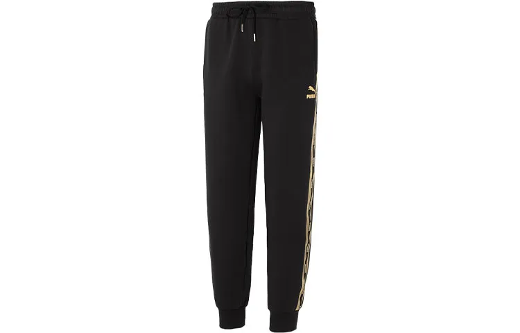 PUMA Knitted Sweatpants Men's Black