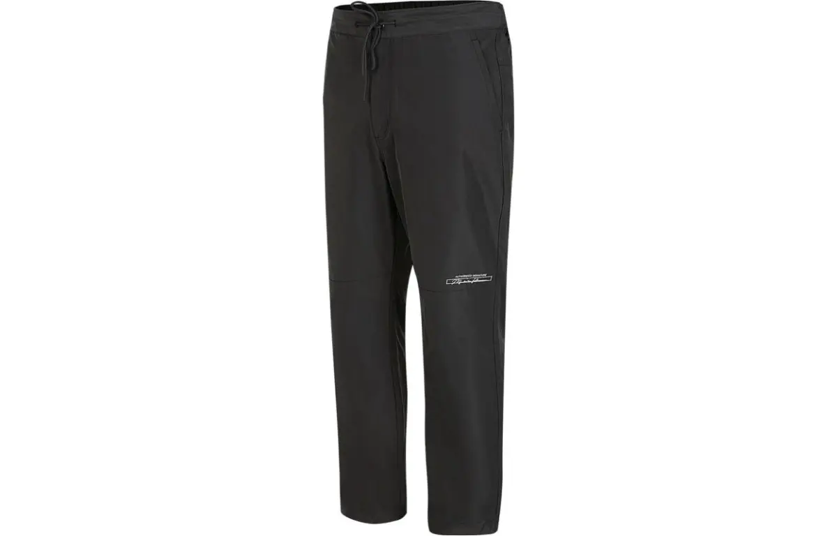 Nike Knitted Sweatpants Men's Black Moderate Straight Fit Pants