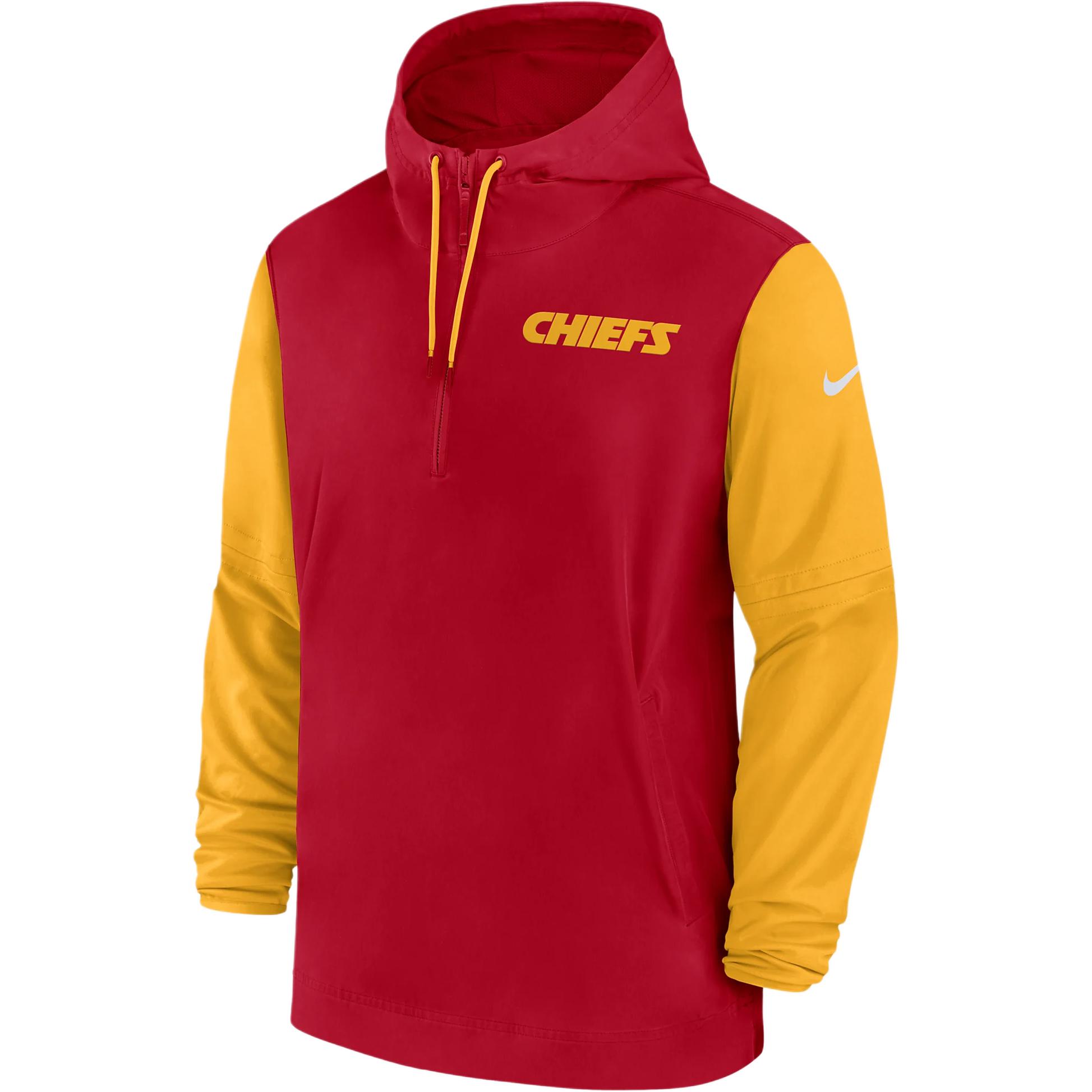 Nike NFL Kansas City Chiefs Simple Soft and Comfortable Hooded Jacket Men's Red