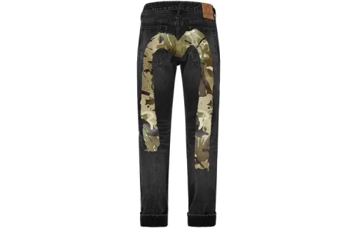 EVISU Mid rise Distressed Jeans
