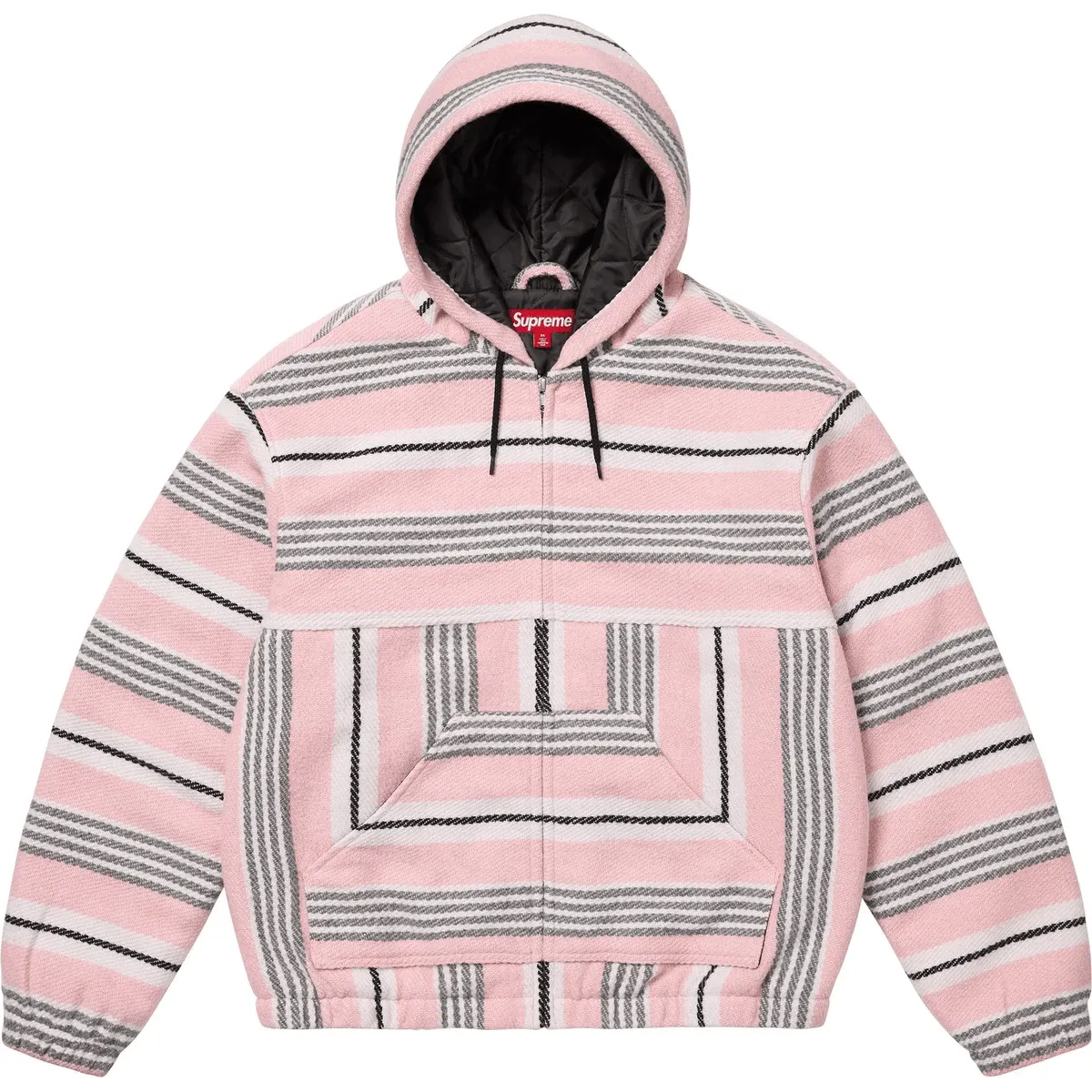 Supreme Woven Stripe Hooded Jacket