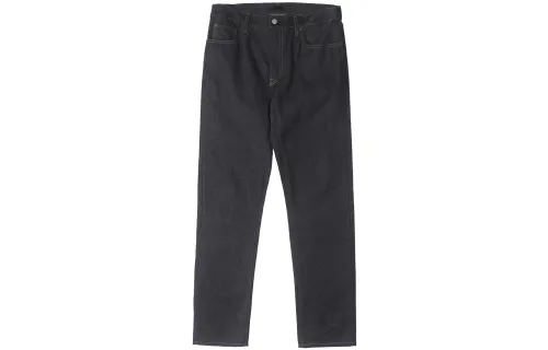 UNIQLO Jeans Men's Navy Blue Moderate Straight Fit Pants