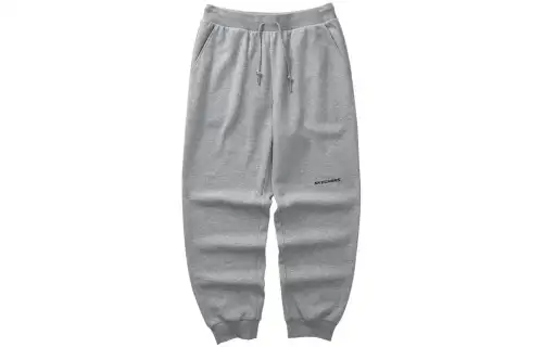 Skechers Knitted Sweatpants Men's Medium Heather Gray/004F Thickened Cuffed Pants