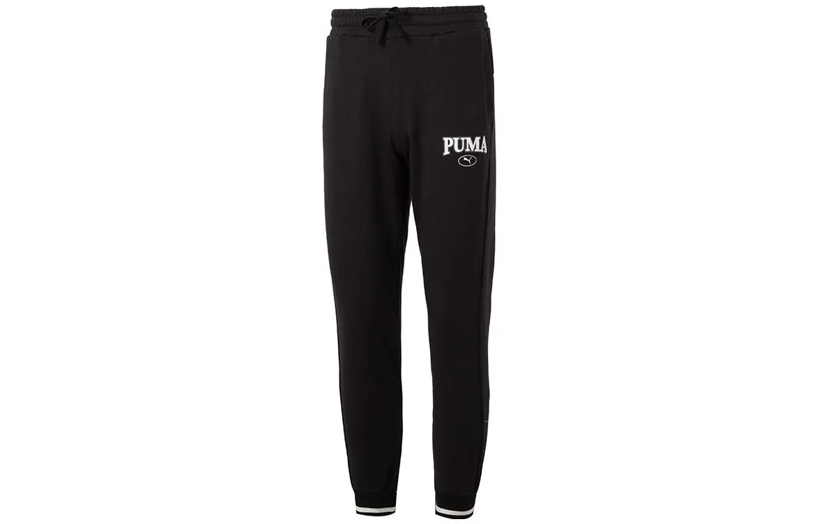 PUMA Knitted Sweatpants Men's Black Moderate Other