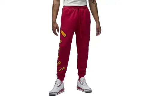 Jordan MVP Flight MVP Knitted Sweatpants Men's Red
