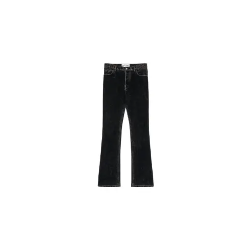 LOEWE Jeans Men's Black Moderate Flared Pants