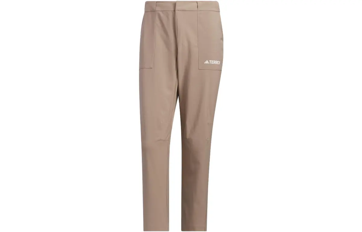 Adidas Knitted Sweatpants Men's Pink Brown