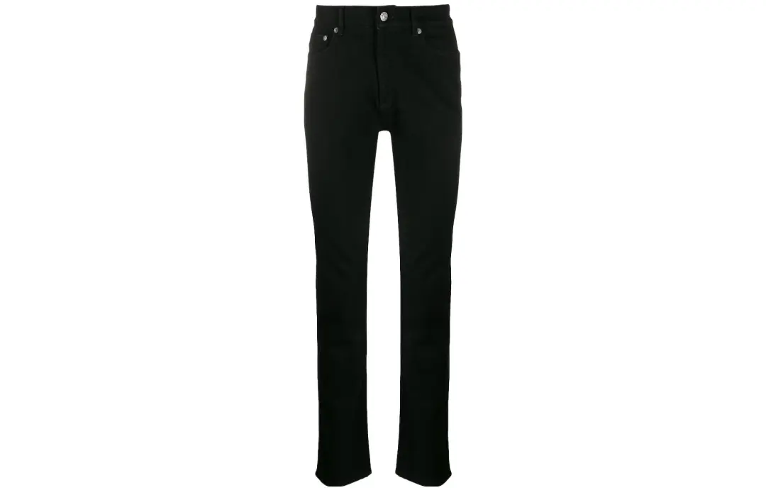 Givenchy Jeans Men's Black Moderate Slim Fit Pants