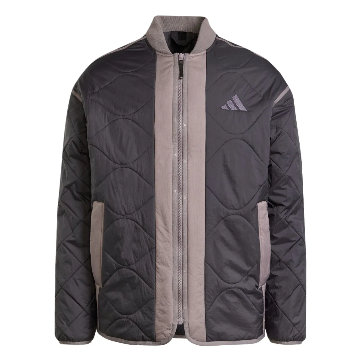 Adidas Puffer Jacket Unisex Black/Charcoal Gray/Carbon Black