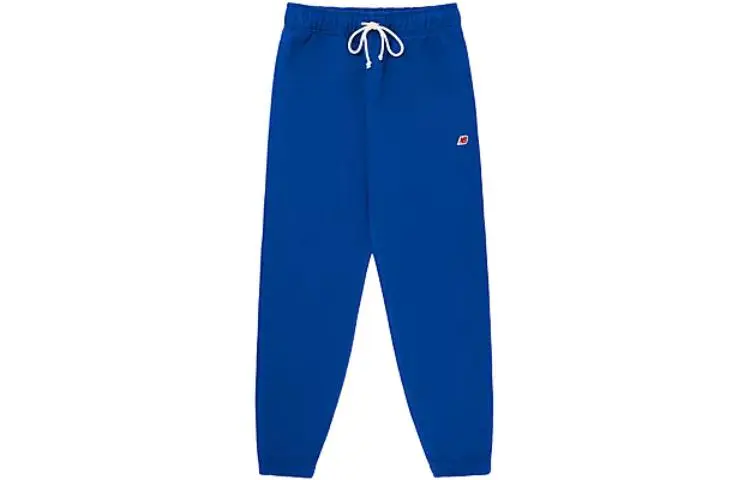 New Balance Made In USA Series Knitted Sweatpants Unisex Blue Moderate Cuffed Pants