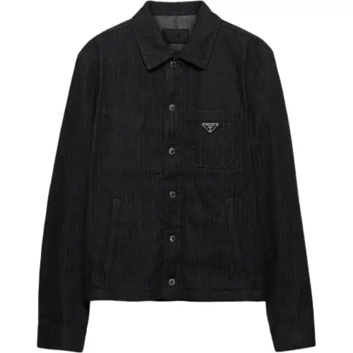PRADA Chevron Denim Jacket
