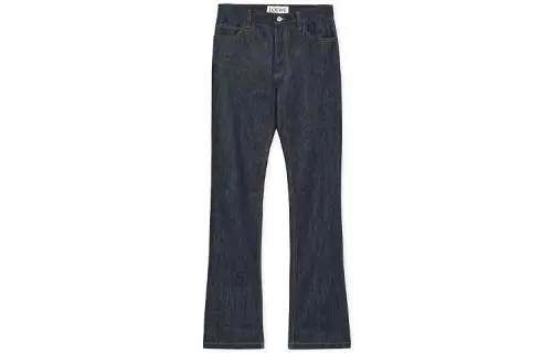 LOEWE Jeans Men's Dark Blue Moderate Flared Pants