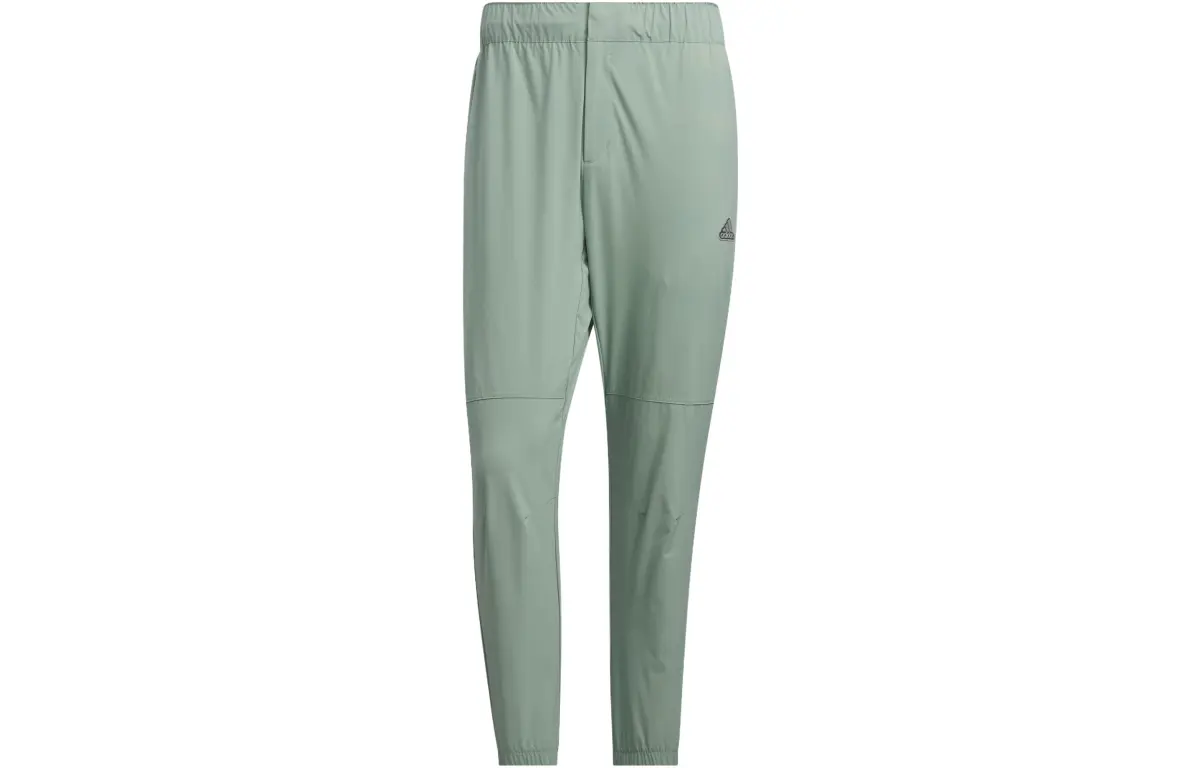 Adidas Knitted Sweatpants Men's Dusty Green Moderate Tapered Pants