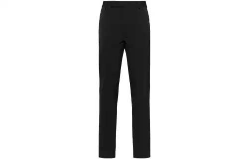 PRADA Casual Pants Men's Black Moderate Straight Fit Pants