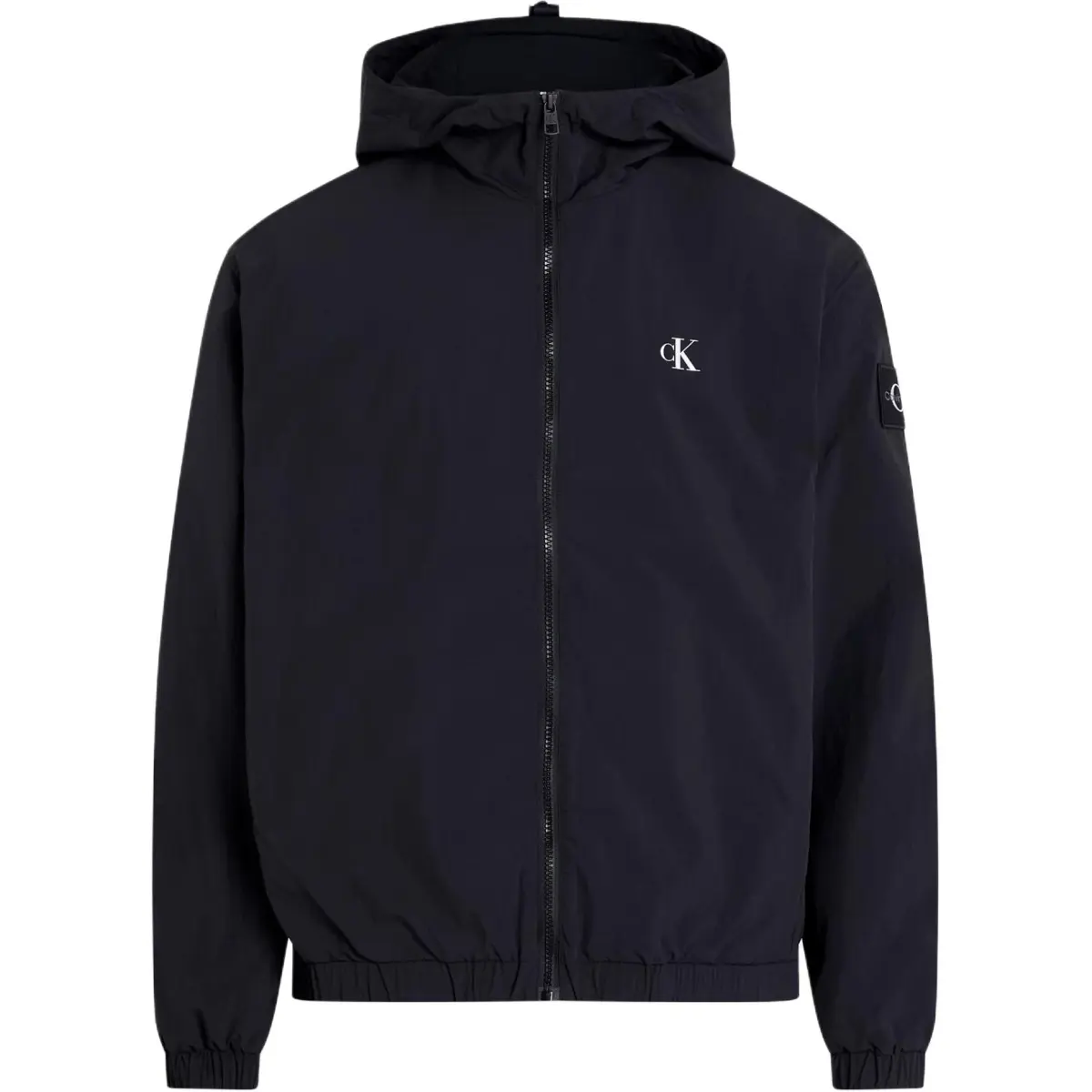 CALVIN KLEIN Trench Coat Europe Version Men's Black