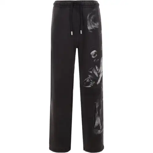 OFF WHITE Graphic Print Track Pants