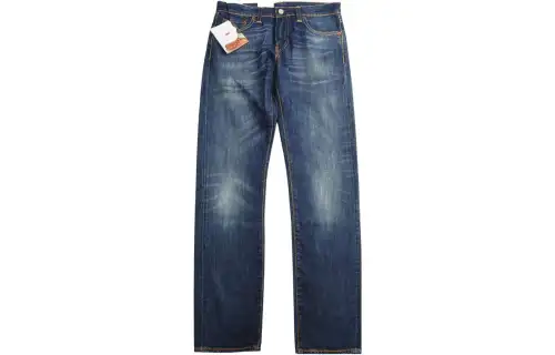 Levis Jeans Men's Blue Moderate Straight Fit Pants