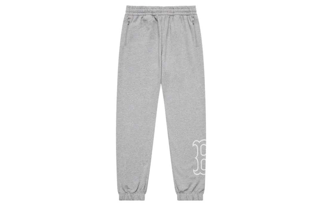 MLB Knitted Sweatpants Unisex Light Gray Moderate Sweatpants