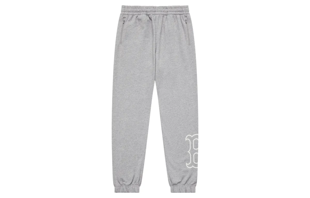 MLB Knitted Sweatpants Unisex Light Gray Moderate