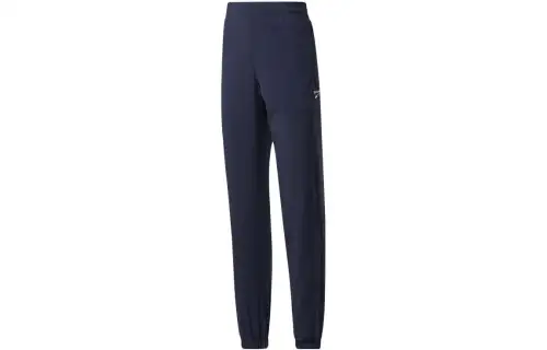 Reebok Knitted Sweatpants Unisex Navy Blue Moderate Cuffed Pants