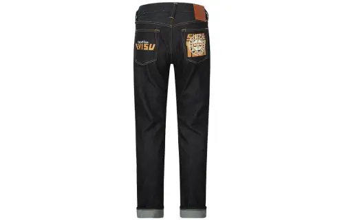 EVISU Jeans Men's Denim Blue Moderate Straight Fit Pants
