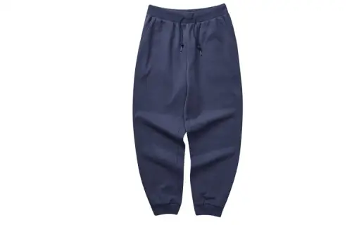 Skechers Sweatpants Knitted Sweatpants Men's Marine Blue/00DU Thickened Cuffed Pants