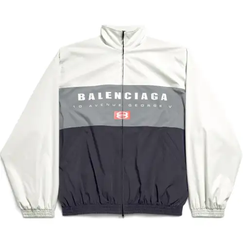 Balenciaga SS25 Jackets & Coats Regular Fit Men's Gray Black