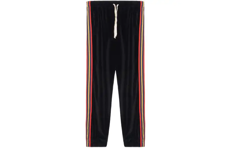 【Previous Season】Chenille jogging pant with patch