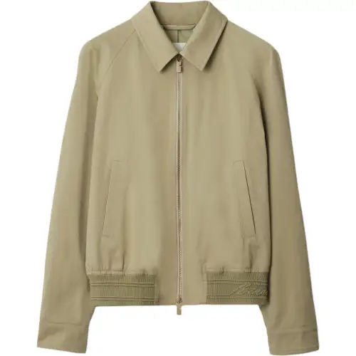 Burberry Long Sleeved Zip-Up Jacket