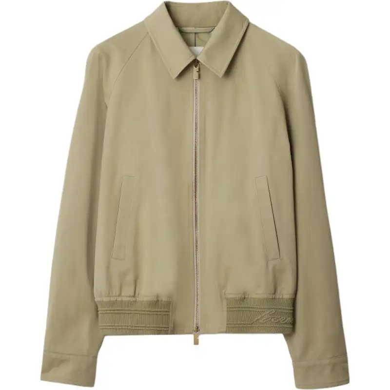 Burberry Long Sleeved Zip-Up Jacket