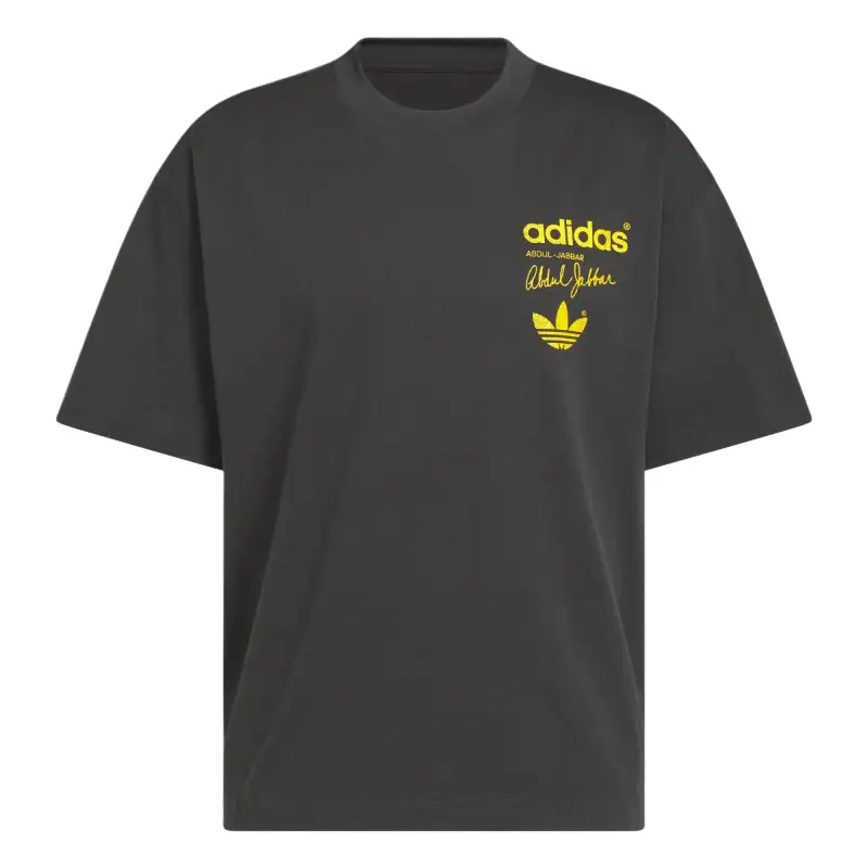 Adidas Originals JABBAR SS25 KAREEM SKYHOOK T Shirt Unisex Carbon Black