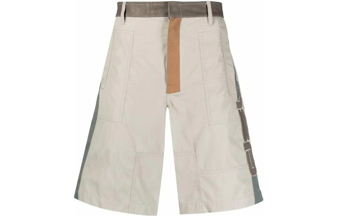 DIESEL Casual Pants Men's Khaki Moderate Straight Fit Pants