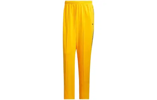 Adidas Originals BECKENBAUER Knitted Sweatpants Unisex Yellow Moderate Straight Fit Pants
