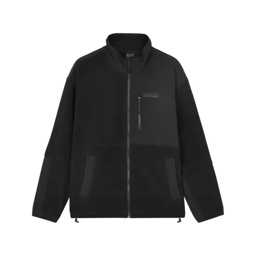 Skechers American Vintage Design Knitted Fabric Fleece Lined Comfortable Keep Warm Patchwork Polar Fleece Stand Collar