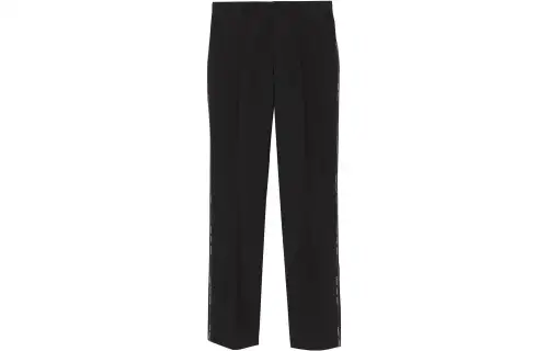 Burberry SS22 Straight Fit Pants Men's Black 45582001
