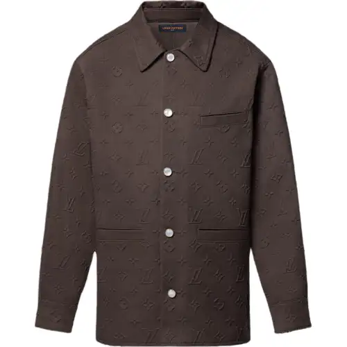 LOUIS VUITTON Monogram Embossed Overshirt