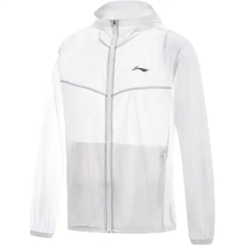 Li Ning Trench Coat Men's Standard White