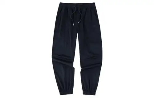 ANTA Life Collection Knitted Sweatpants Men's Black Moderate Cuffed Pants