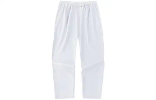 ANTA Knitted Sweatpants Men's Silver Gray Moderate Straight Fit Pants
