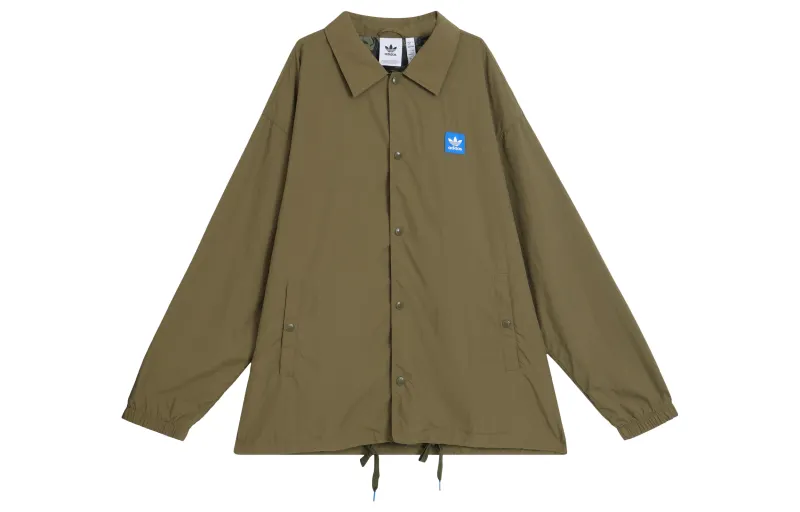 Adidas Originals CITY SKATE Jackets & Coats Men's Strata Olive Green/Dark Green