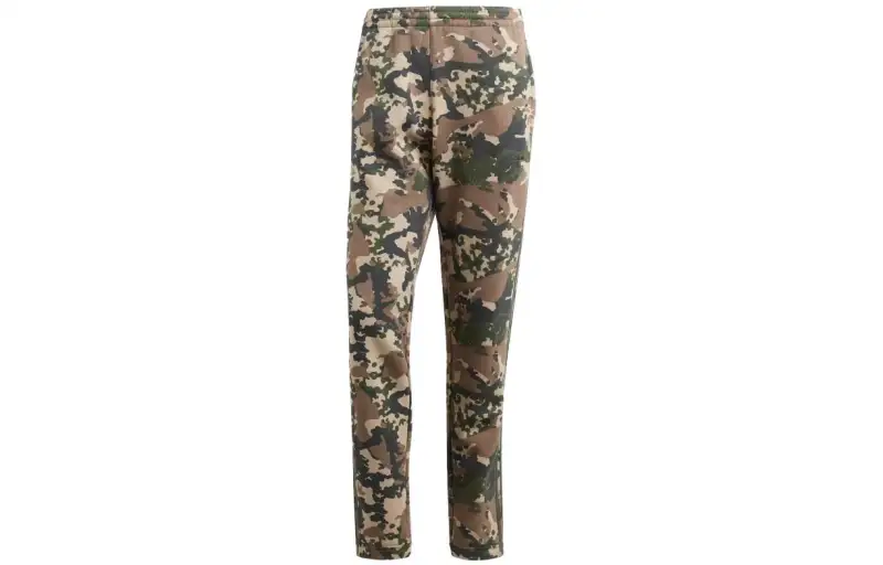 Adidas Originals Knitted Sweatpants Men's Contour Green Moderate Straight Fit Pants