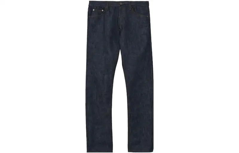 Burberry Jeans Men's Blue Moderate Straight Fit Pants