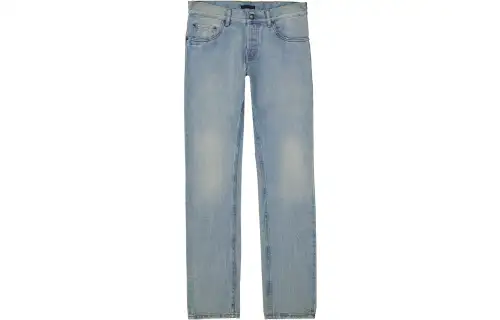 PRADA Jeans Men's Blue Moderate Straight Fit Pants