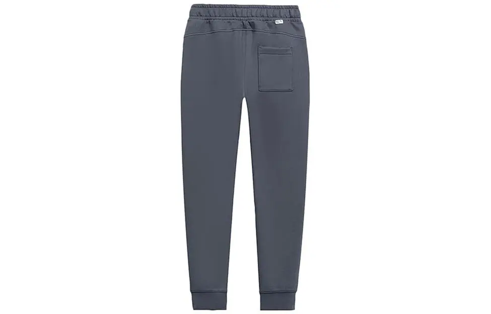 PUMA Knitted Sweatpants Unisex Gray Moderate Cuffed Pants