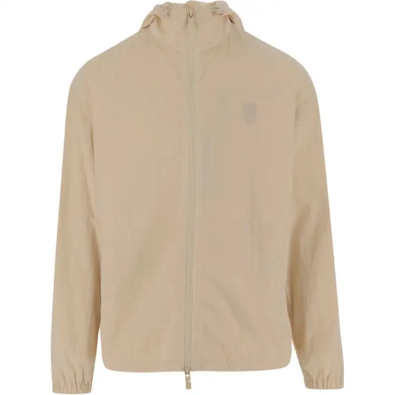 Burberry logo-embroidered jacket