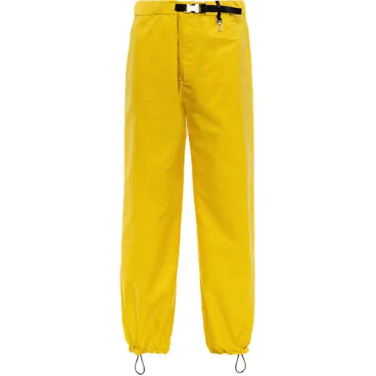 PRADA FW21 Casual Pants Men's Yellow