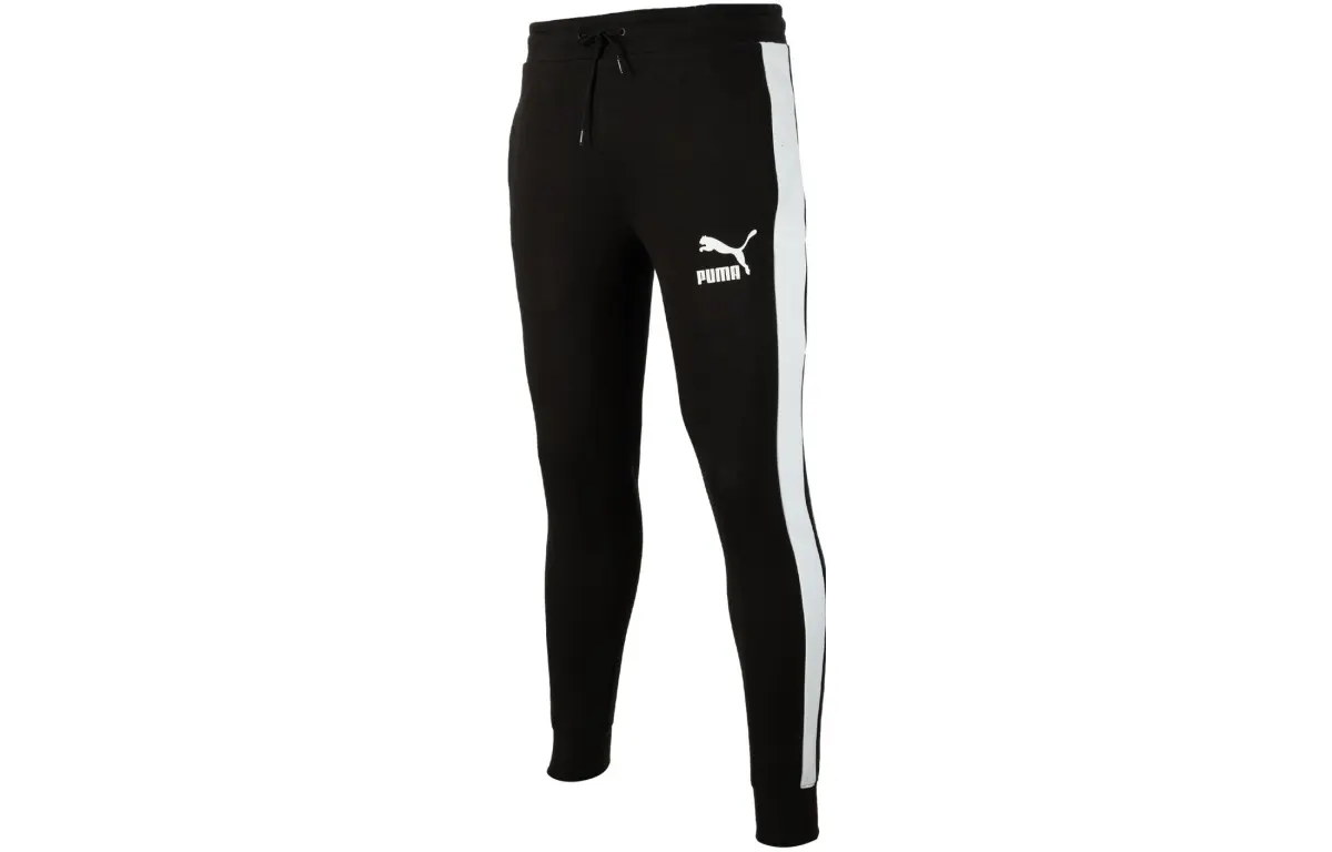 PUMA T7 ICONIC Knitted Sweatpants Men's Black